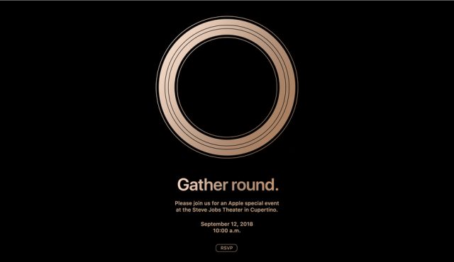 Apple　今秋の発表イベントを9月12日午前10時と発表